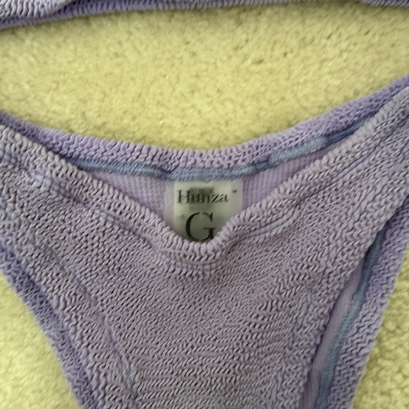 Hunza G Gigi Seersucker Bikini - one size - Picture 5 of 7